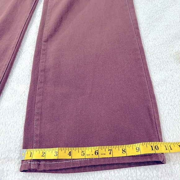 Simple Society color denim baggy high rise jeans. 100% cotton, size 5/27 - Picture 8 of 8